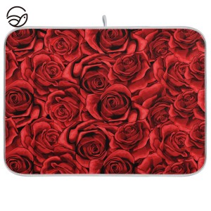 Rose Dish Drying Mats