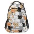 FEIFEIYU cute cat backpack, reflective strip waterproof schoolbag