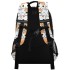 FEIFEIYU cute cat backpack, reflective strip waterproof schoolbag