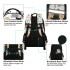 FEIFEIYU cute cat backpack, reflective strip waterproof schoolbag