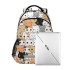 FEIFEIYU cute cat backpack, reflective strip waterproof schoolbag